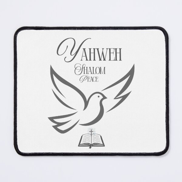 Item preview, Yahweh Shalom God Of Peace (grey) designed and sold by BOCFaithWear.