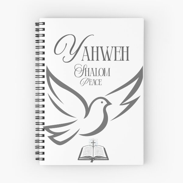 Item preview, Yahweh Shalom God Of Peace (grey) designed and sold by BOCFaithWear.