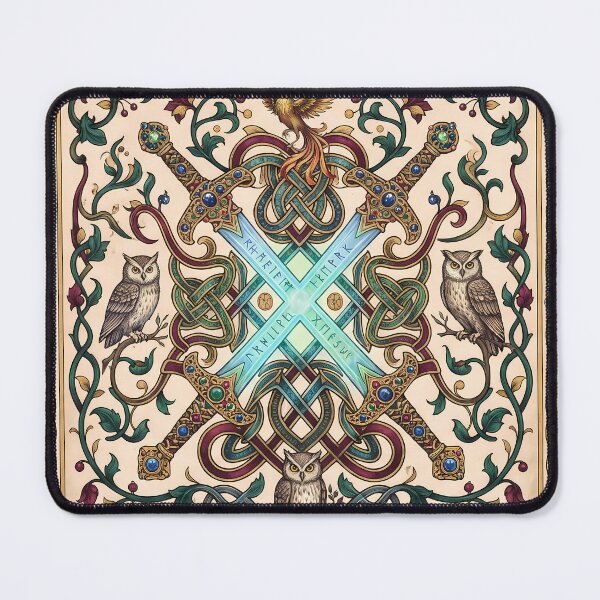 Item preview, Retro Power Fantasy RPG Pixel Art Seamless Pattern designed and sold by ART ATTACK ZONE.