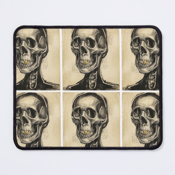 Item preview, Skeleton Portrait w/ gold teeth  designed and sold by Cerebral Collective.
