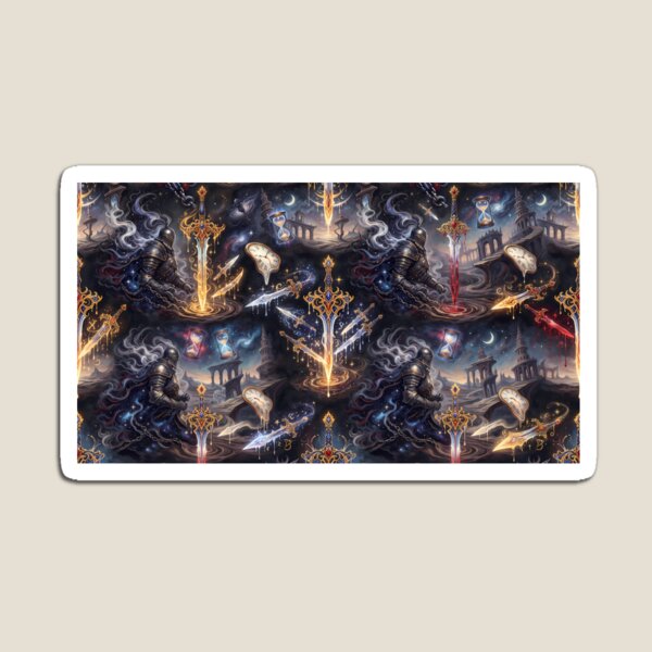 Item preview, God Fantasy RPG Pixel Art Seamless Pattern designed and sold by ART ATTACK ZONE.