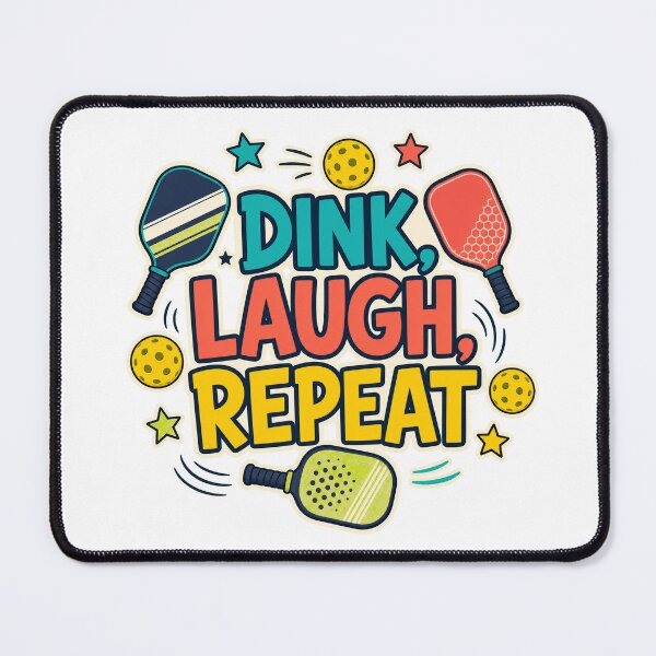 Item preview, Dink Laugh Repeat Pickleball designed and sold by Tatsed.