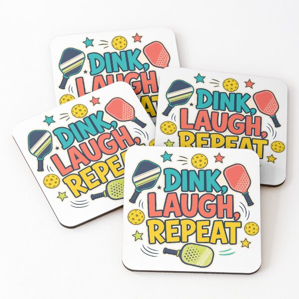 Item preview, Dink Laugh Repeat Pickleball designed and sold by Tatsed.