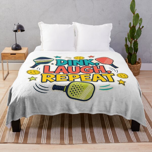 Item preview, Dink Laugh Repeat Pickleball designed and sold by Tatsed.