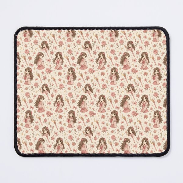 Item preview, Vintage Magical Girl Anime Repeat Pattern designed and sold by VINTAGE BY LAMBERTINY .