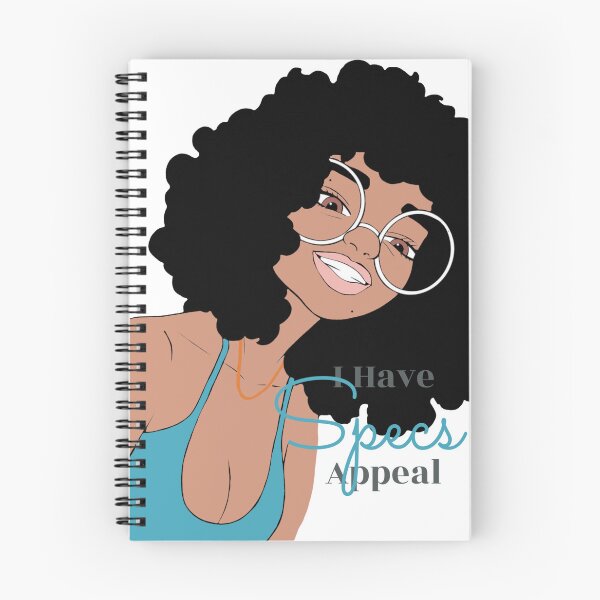 Item preview, Cute Black Girl with Glasses Illustration | Curly Afro | Nerdy Chic Melanin Art | Sticker, Phone Case & Canvas Print designed and sold by MsGoldenCreates.
