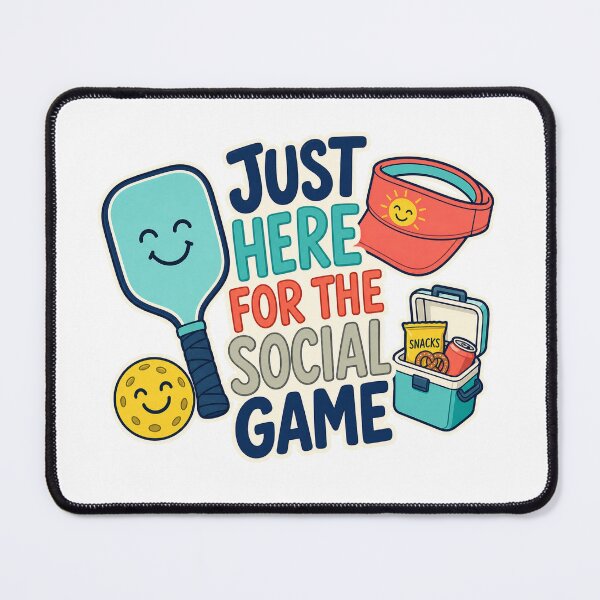Item preview, Social Pickleball Game Cartoon designed and sold by Tatsed.