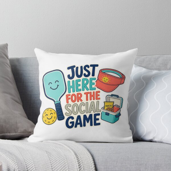 Item preview, Social Pickleball Game Cartoon designed and sold by Tatsed.