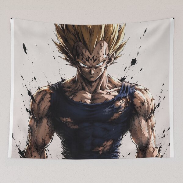 Aperçu de l'œuvre Vegeta Saiyan Anime Intense créée et vendue par ramo7.