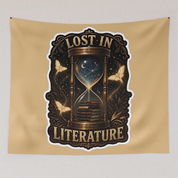 Item preview, Lost in Literature Mystical Whimsigothic Hourglass designed and sold by Bal Drops.