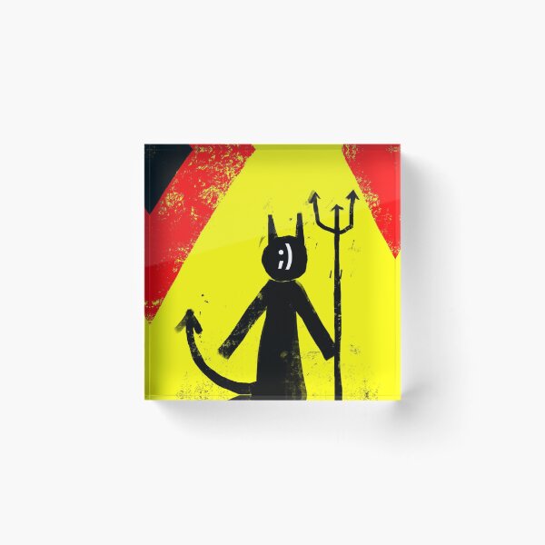 Item preview, Winking Devil Silhouette designed and sold by Diyxan.