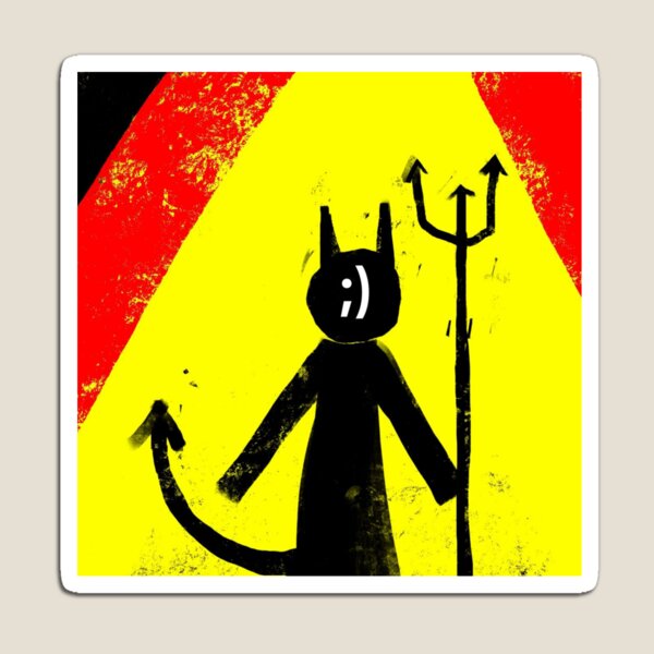 Item preview, Winking Devil Silhouette designed and sold by Diyxan.