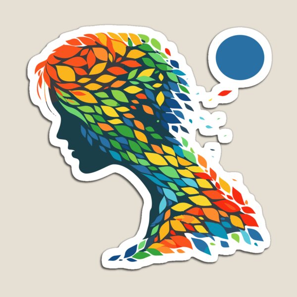 Item preview, Colorful Leaf Flow Silhouette designed and sold by zoliartdesign.