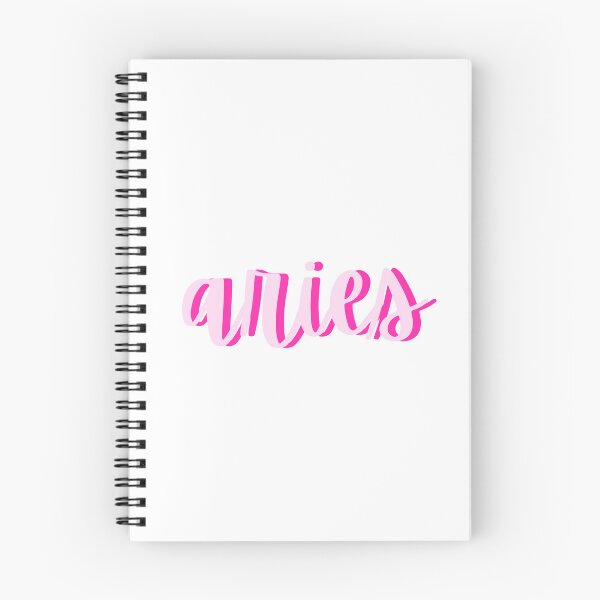 Item preview, pink text Aries designed and sold by Julia's Cozy Corner.