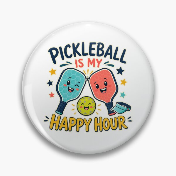 Item preview, Pickleball Is My Happy Hour designed and sold by Tatsed.