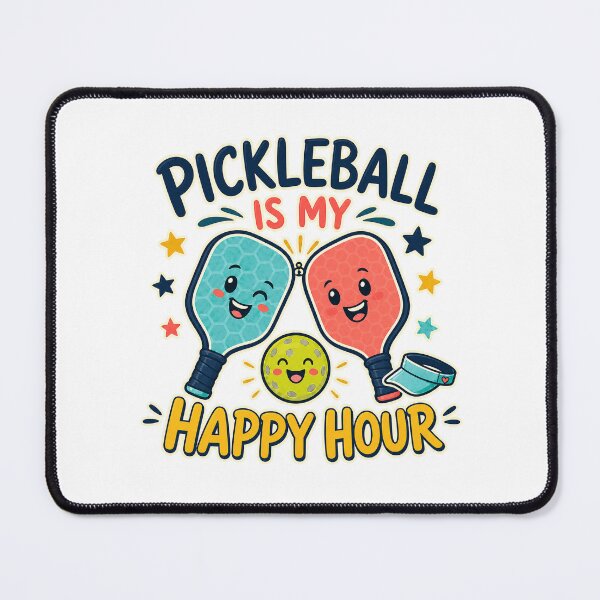 Item preview, Pickleball Is My Happy Hour designed and sold by Tatsed.