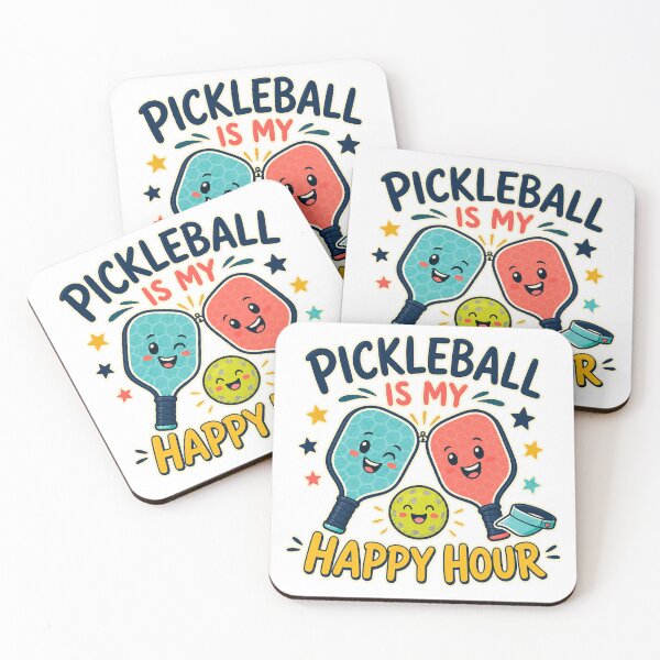 Item preview, Pickleball Is My Happy Hour designed and sold by Tatsed.