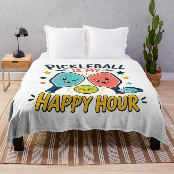 Item preview, Pickleball Is My Happy Hour designed and sold by Tatsed.