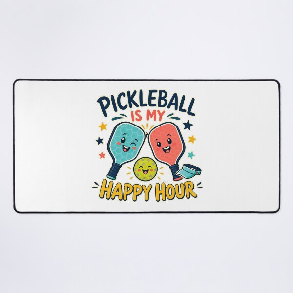 Item preview, Pickleball Is My Happy Hour designed and sold by Tatsed.