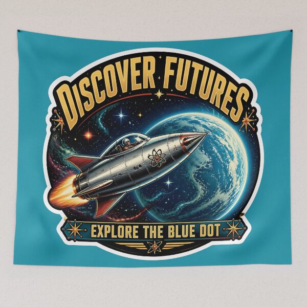 Item preview, Discover Futures Retro designed and sold by Bal Drops.