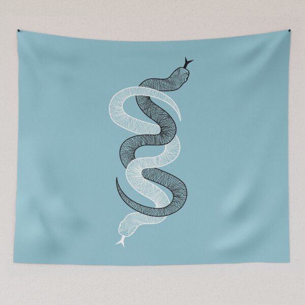Item preview, Intertwined Snakes Linework designed and sold by Julia Hindle.
