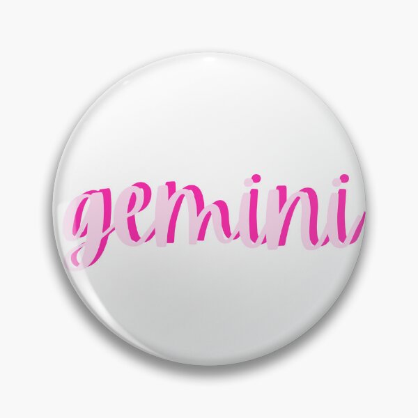 Item preview, pink text Gemini designed and sold by Julia's Cozy Corner.