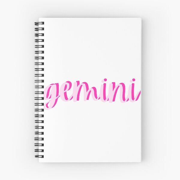 Item preview, pink text Gemini designed and sold by Julia's Cozy Corner.