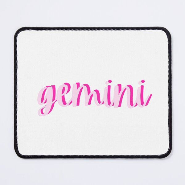 Item preview, pink text Gemini designed and sold by Julia's Cozy Corner.