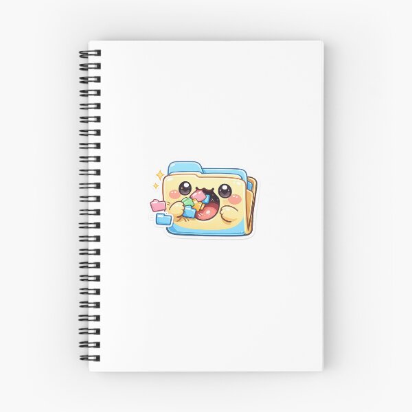 Item preview, Computer Folder Sticker Kawaii Office Tech Aesthetic for Students & Office Workers designed and sold by CutePrintCorner.