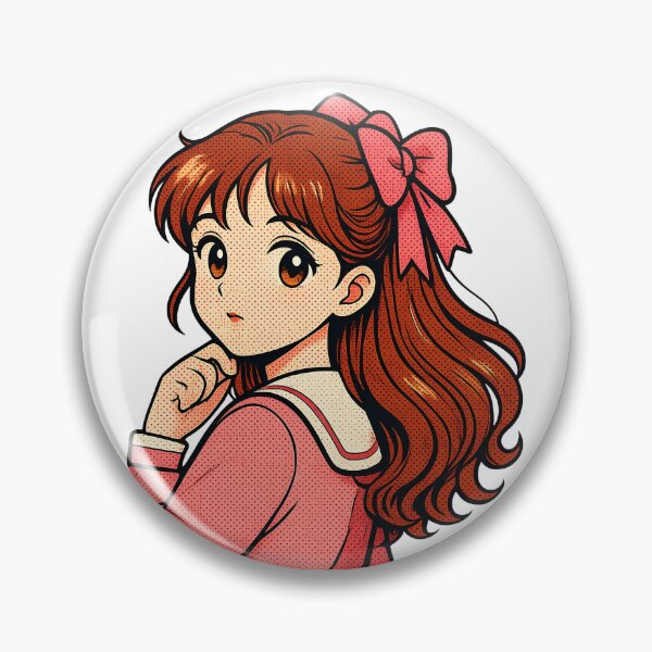 Item preview, Vintage Shoujo Anime Girl Portrait designed and sold by VINTAGE BY LAMBERTINY .