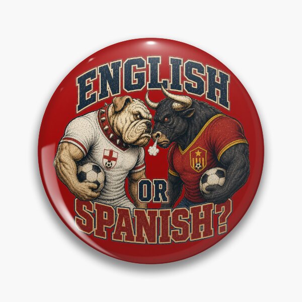 Item preview, English or Spanish Football Showdown designed and sold by DreamyGod.