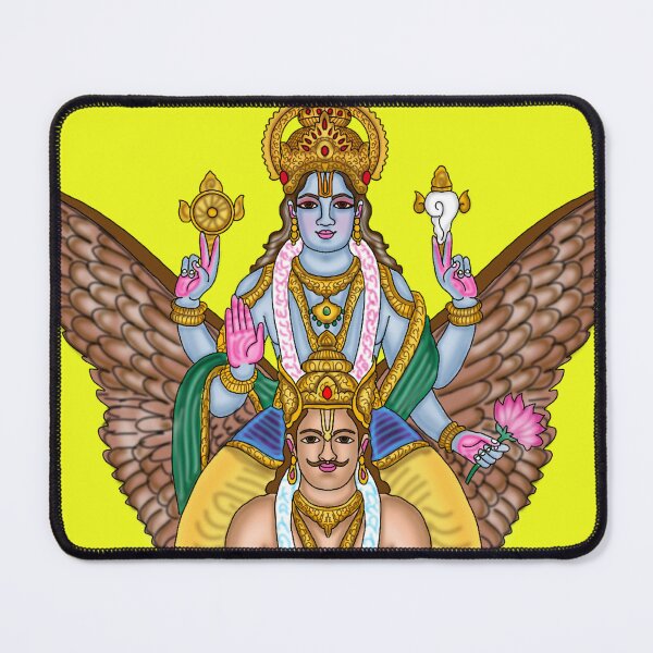 Item preview, Lord Vishnu Artwork | Divine Hindu God Digital Painting Illustration designed and sold by Harshit_Digital_Arts.