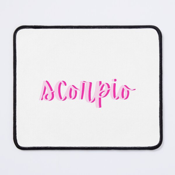 Item preview, pink text Scorpio designed and sold by Julia's Cozy Corner.