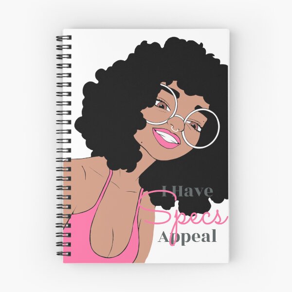 Item preview, Cute Black Girl with Glasses Illustration | Curly Afro | Nerdy Chic Melanin Art | Sticker, Phone Case & Canvas Print designed and sold by MsGoldenCreates.