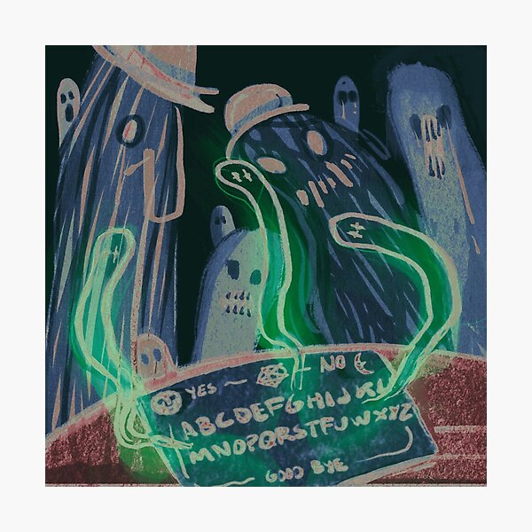 Item preview, Spooky Ouija Board Ghost Séance Painting designed and sold by Tooth-paste.
