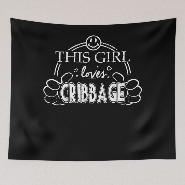 Item preview, Girl Loves Cribbage designed and sold by shoppzee.