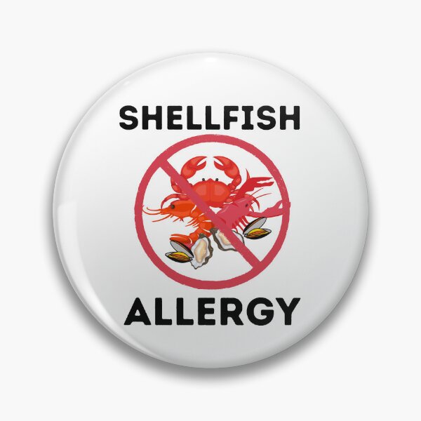 Item preview, No Shellfish ! Allergy Awareness Design designed and sold by JosTees96.