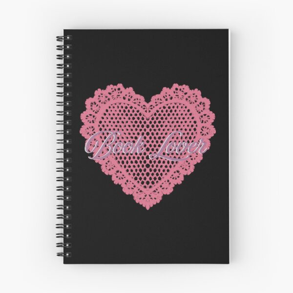 Item preview, Pink Lace Vintage Lace Heart Book Lover designed and sold by Celestiallyjess.