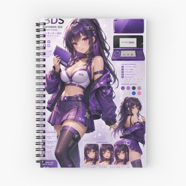 Item preview, Waifu 3DS Console Video Game Anime designed and sold by ShidoArt.