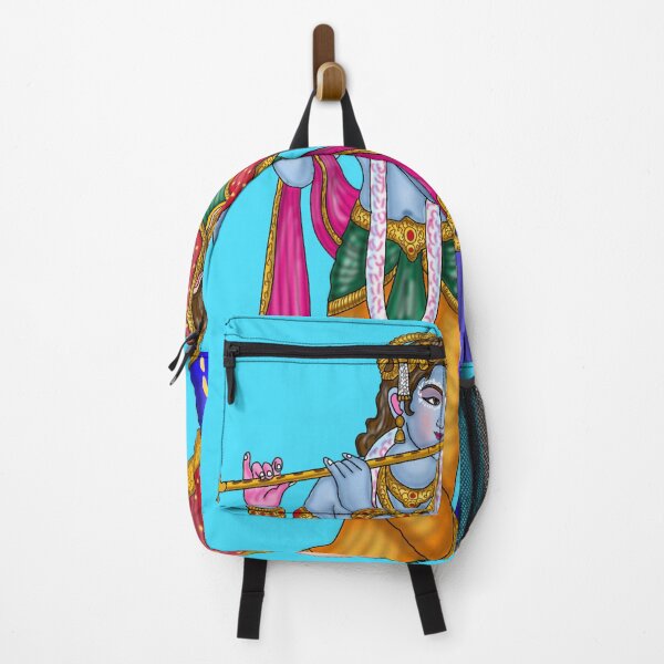 Item preview, Lord Radha Krishna Artwork | Divine Love Hindu Digital Painting Illustration designed and sold by Harshit_Digital_Arts.