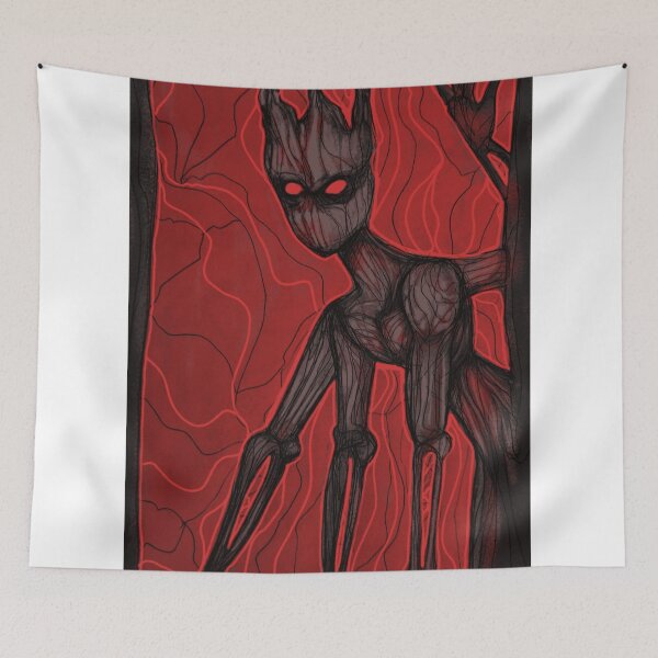 Item preview, Creepy Wood Monster with Glowing Red Eyes designed and sold by Grim-Glow.