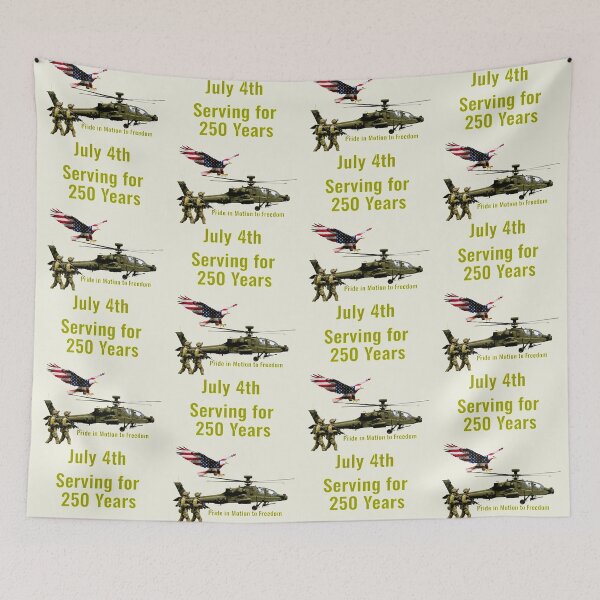 Item preview,  Title: Pride in Motion to Freedom – July 4th Serving for 250 Years designed and sold by NewGen-For-You.
