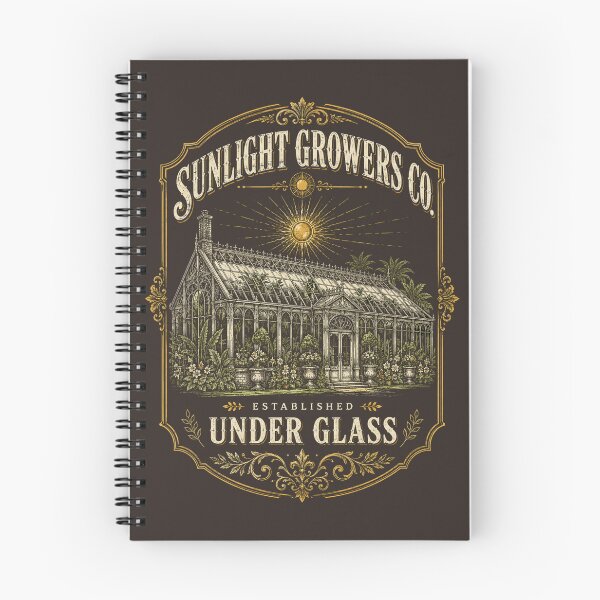 Item preview, Sunlight Growers Co Gift | Vintage Victorian Greenhouse Gift | Plant Lady Gift | Botanical Gardener | Established Under Glass designed and sold by HooptownRV.