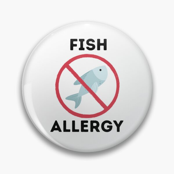Item preview, No Fish ! Allergy Awareness Design designed and sold by JosTees96.
