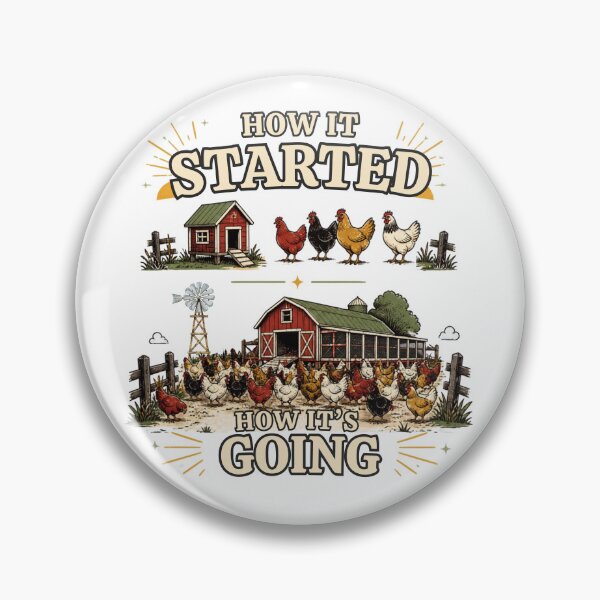Item preview, How It Started How It's Going Chicken Lover designed and sold by DesignsForThee.