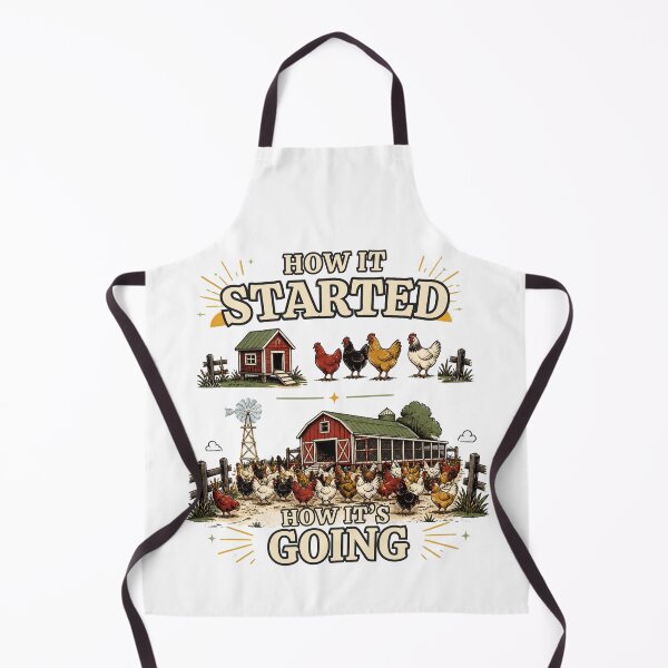 Item preview, How It Started How It's Going Chicken Lover designed and sold by DesignsForThee.