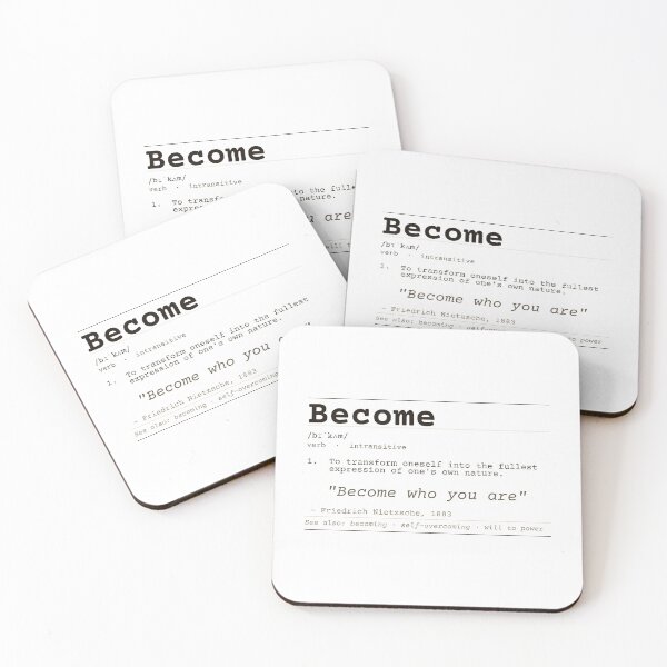 Item preview, Become who you are Nietzsche Dictionary Claro English designed and sold by Will-to-Power.