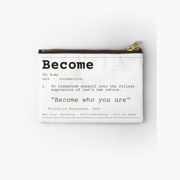 Item preview, Become who you are Nietzsche Dictionary Claro English designed and sold by Will-to-Power.