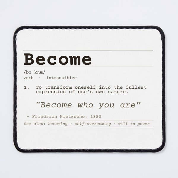 Item preview, Become who you are Nietzsche Dictionary Claro English designed and sold by Will-to-Power.
