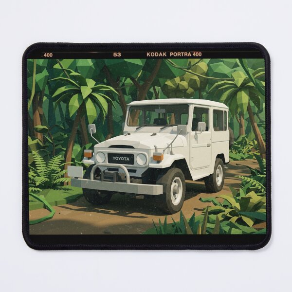 Item preview, Classic Toyota Land Cruiser Geometric Pattern Scene designed and sold by Dimensionality.